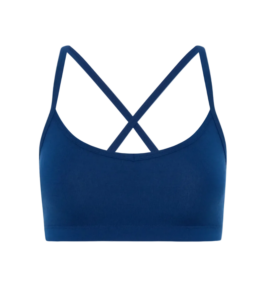 Merino Sports Bra - Crossback