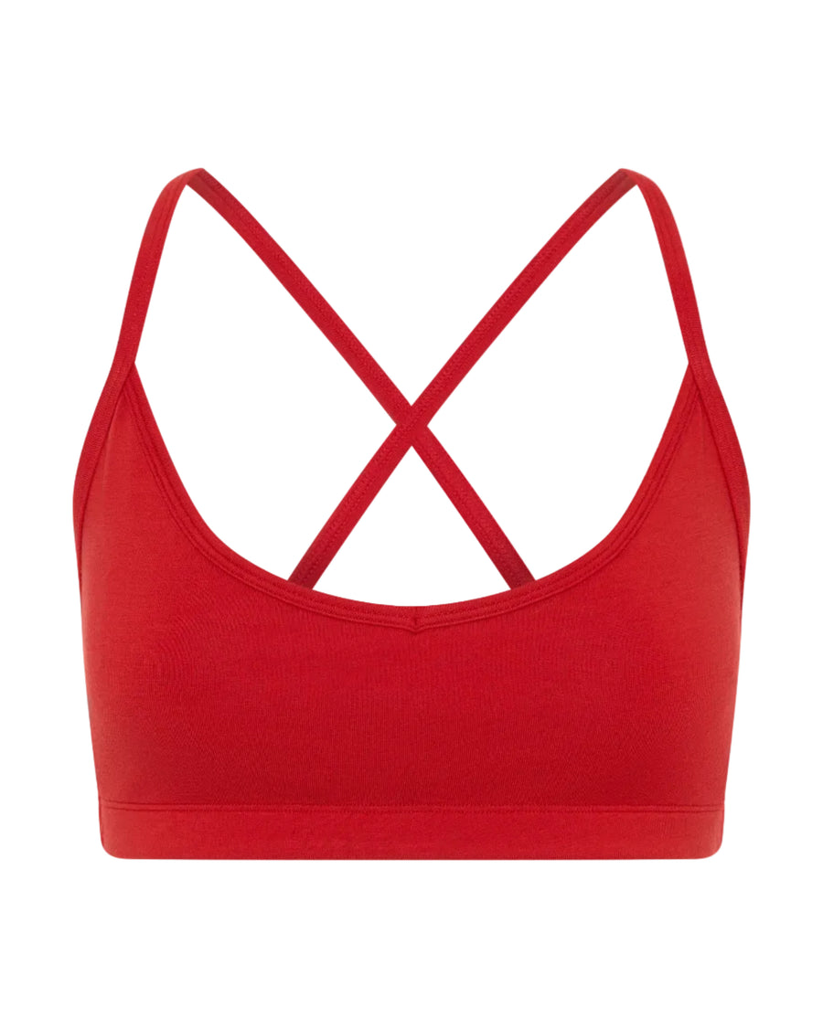 Merino Sports Bra - Crossback