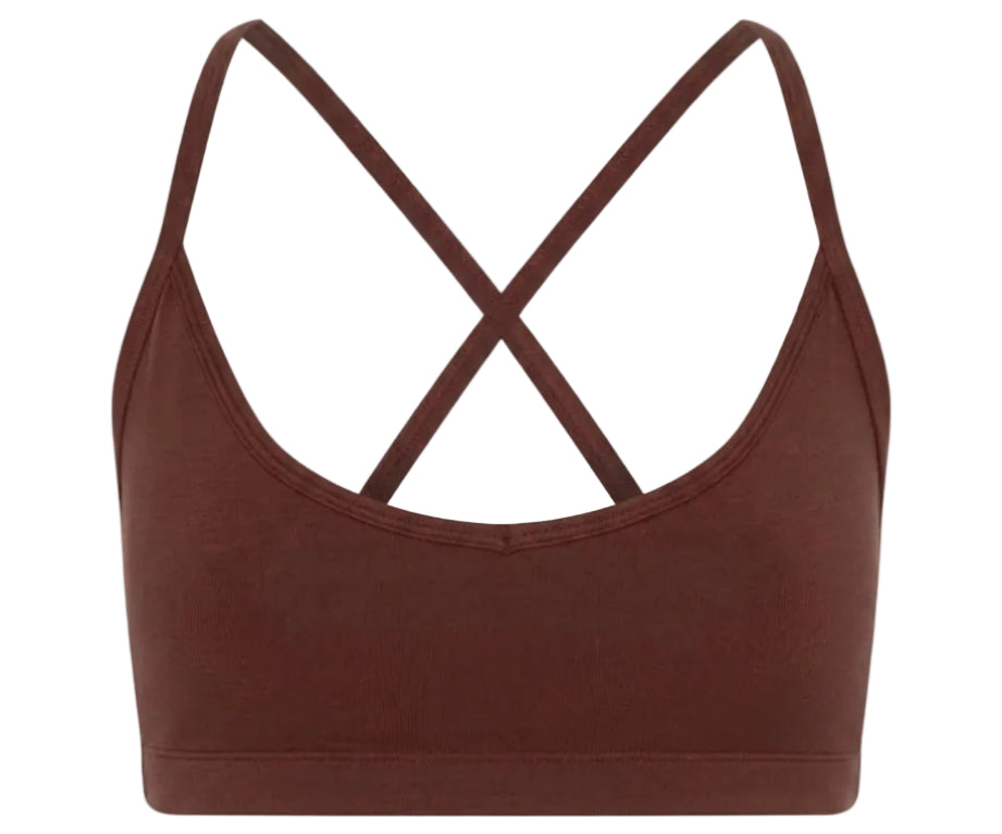 Merino Sports Bra - Crossback