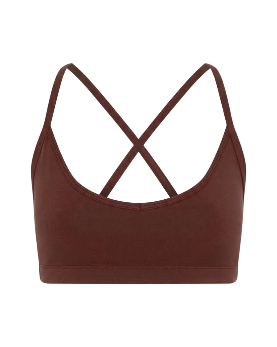 Merino Sports Bra - Crossback
