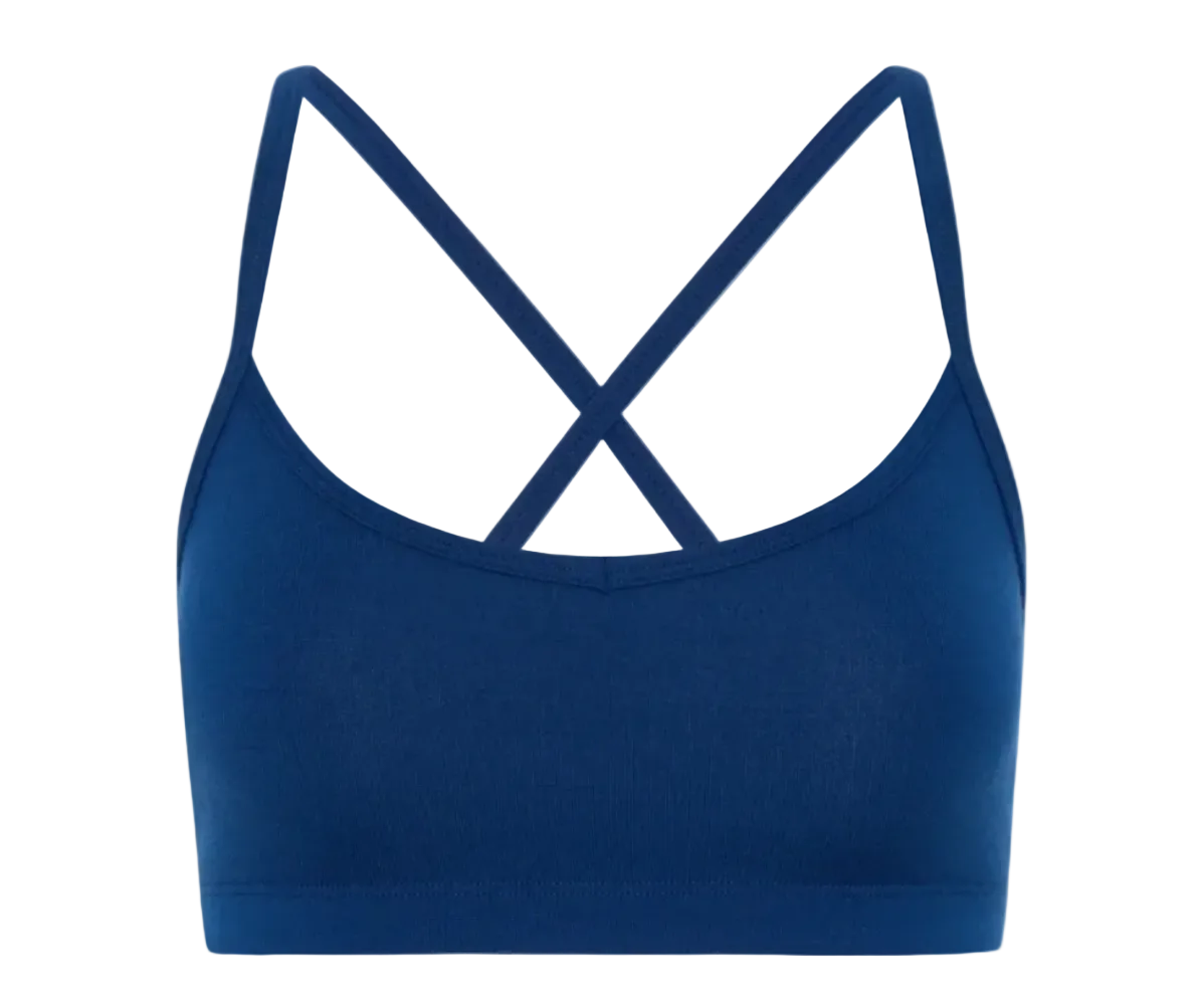 Merino Sports Bra - Crossback