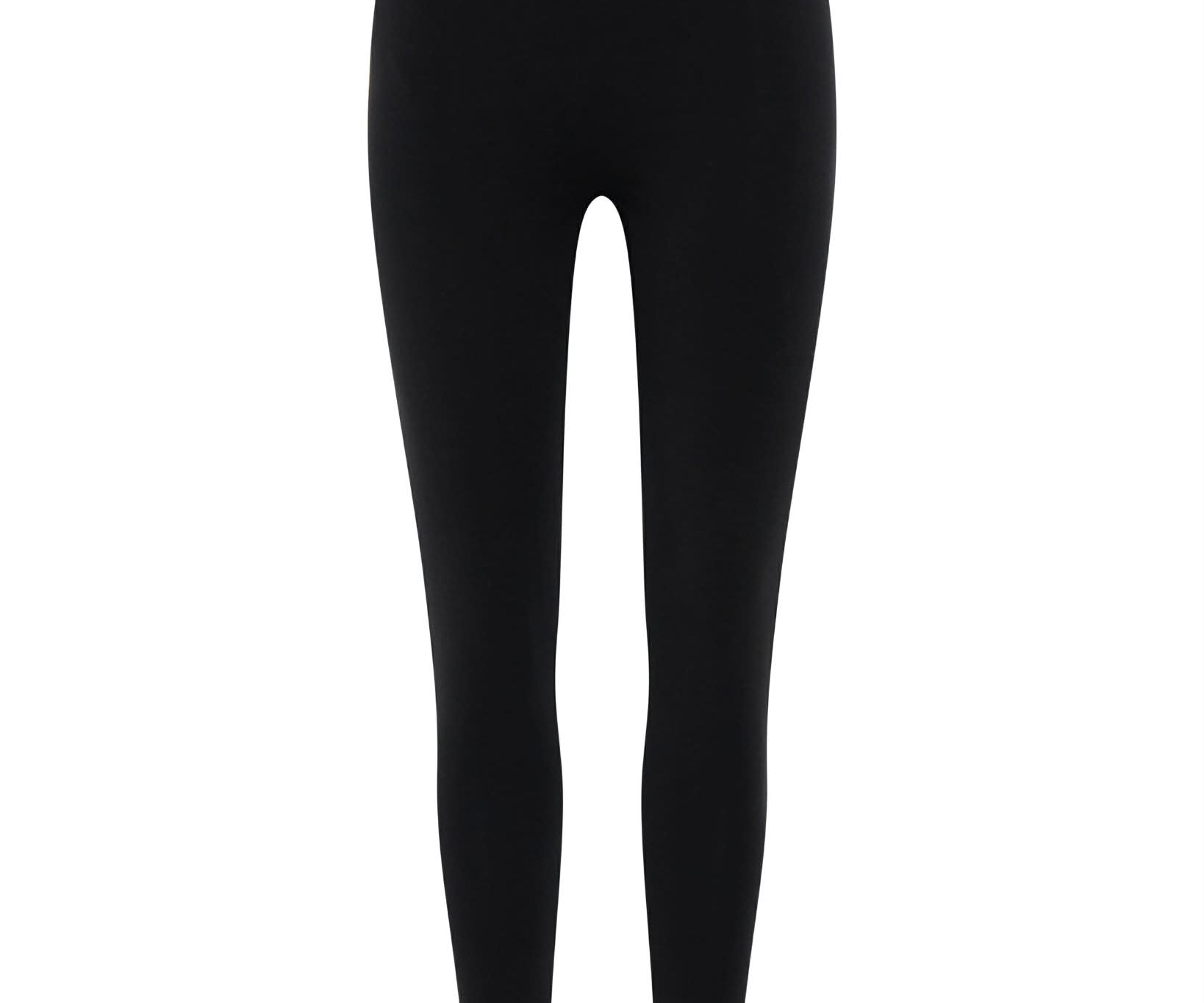 Merino Leggings in Black: front view